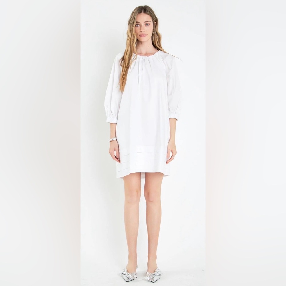 English Factory White Shift Dress | NWT | Size Small